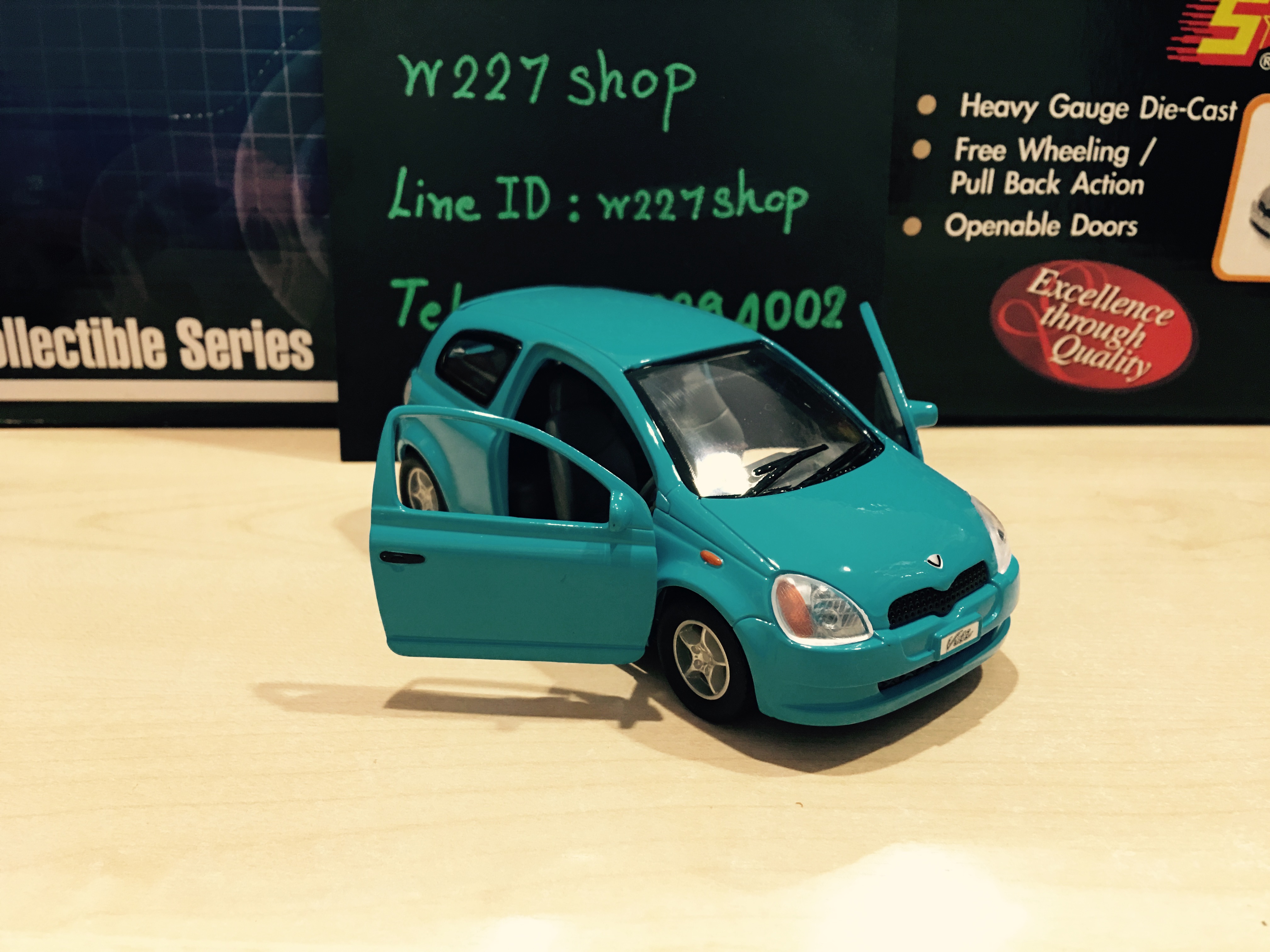 Toyota VITZ / Toyota Yaris โมเดลรถเหล็ก โตโยต้ายาริส Scale 1:25 (ปลีก-ส่ง)