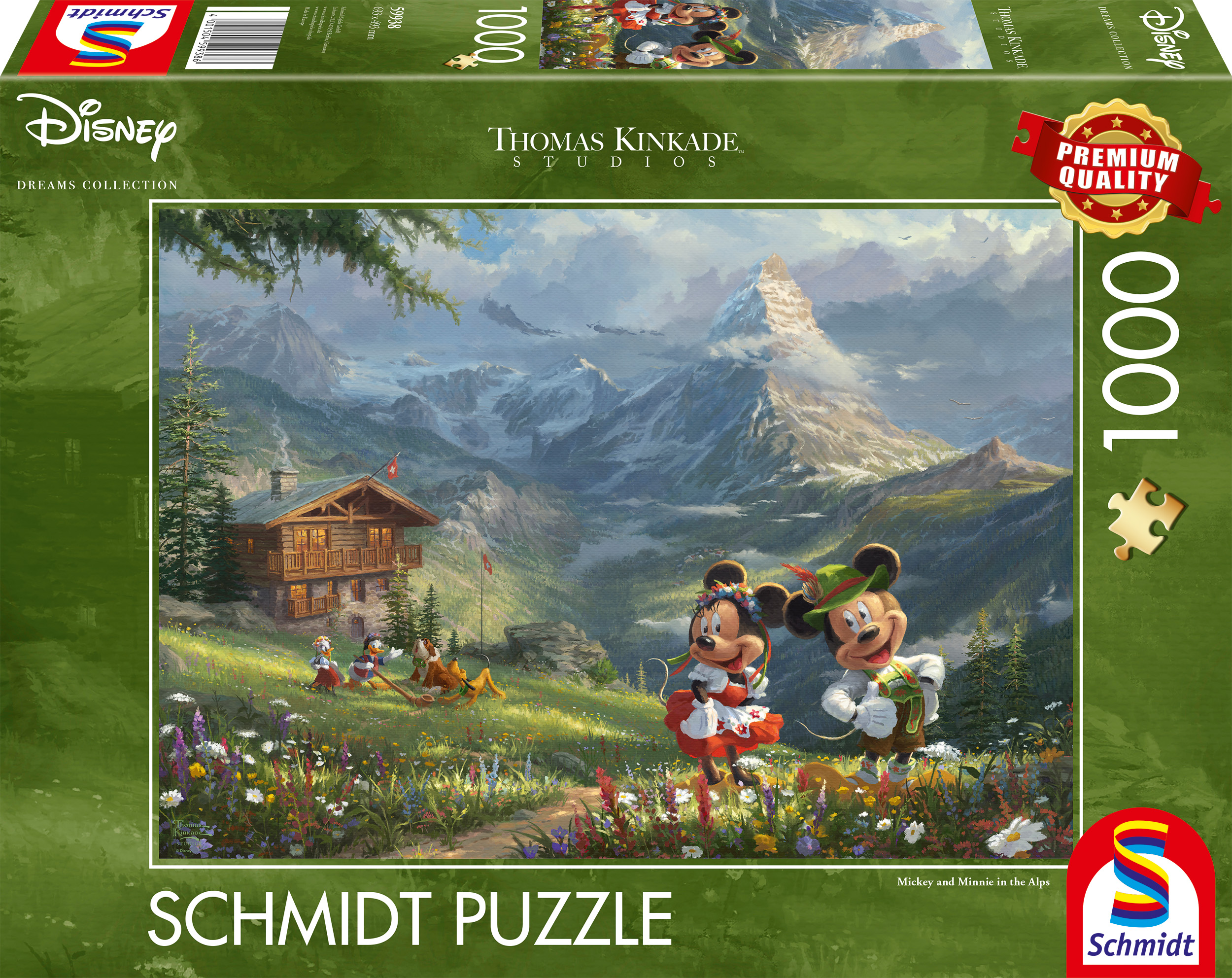 Schmidt - Disney : Mickey and Minnie in the Alps 1000 pcs.