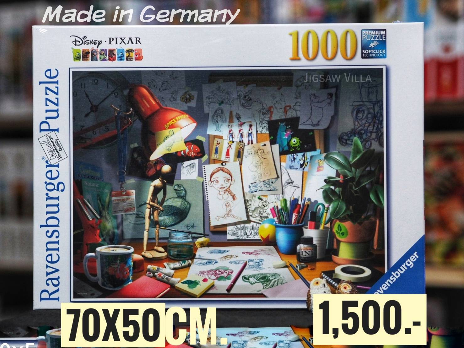 Ravensburger - Disney : Pixar - The Artist's Desk 1000 pcs.