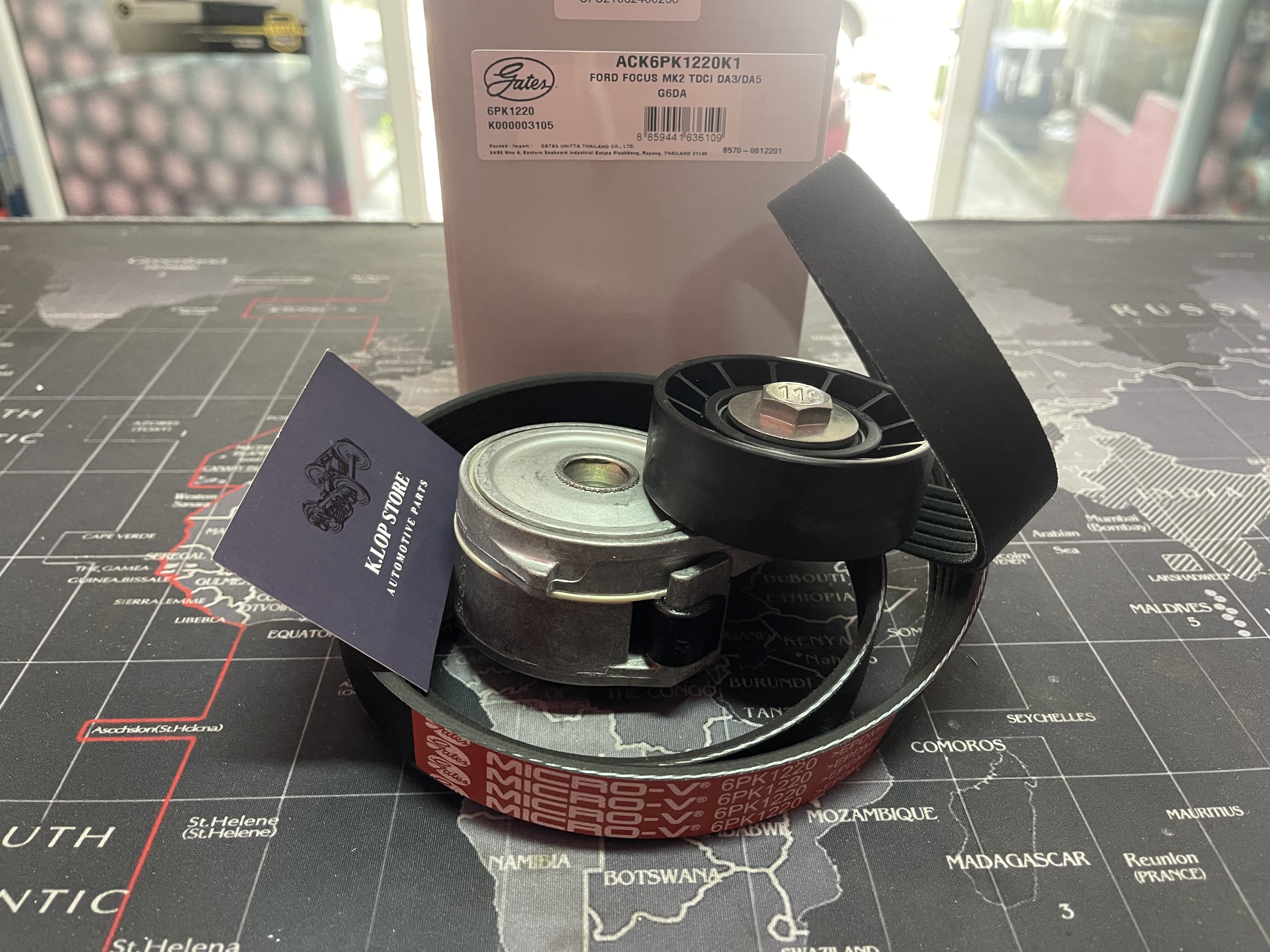 ACK6PK1220K1 ชุดตั้งสายพาน(GATE) (T38477+6PK1220) FORD Focus MK2 2.0TDCI ปี2008-2012