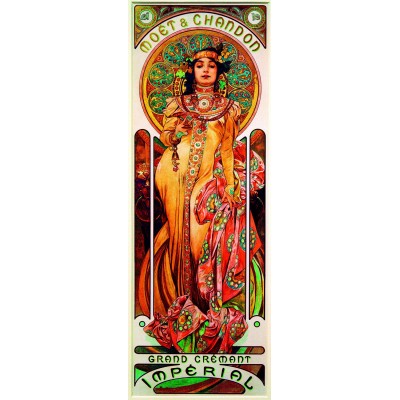 Bluebird Puzzle - Moet & Chandon, 1899 by Alfons Mucha 1000 pcs.