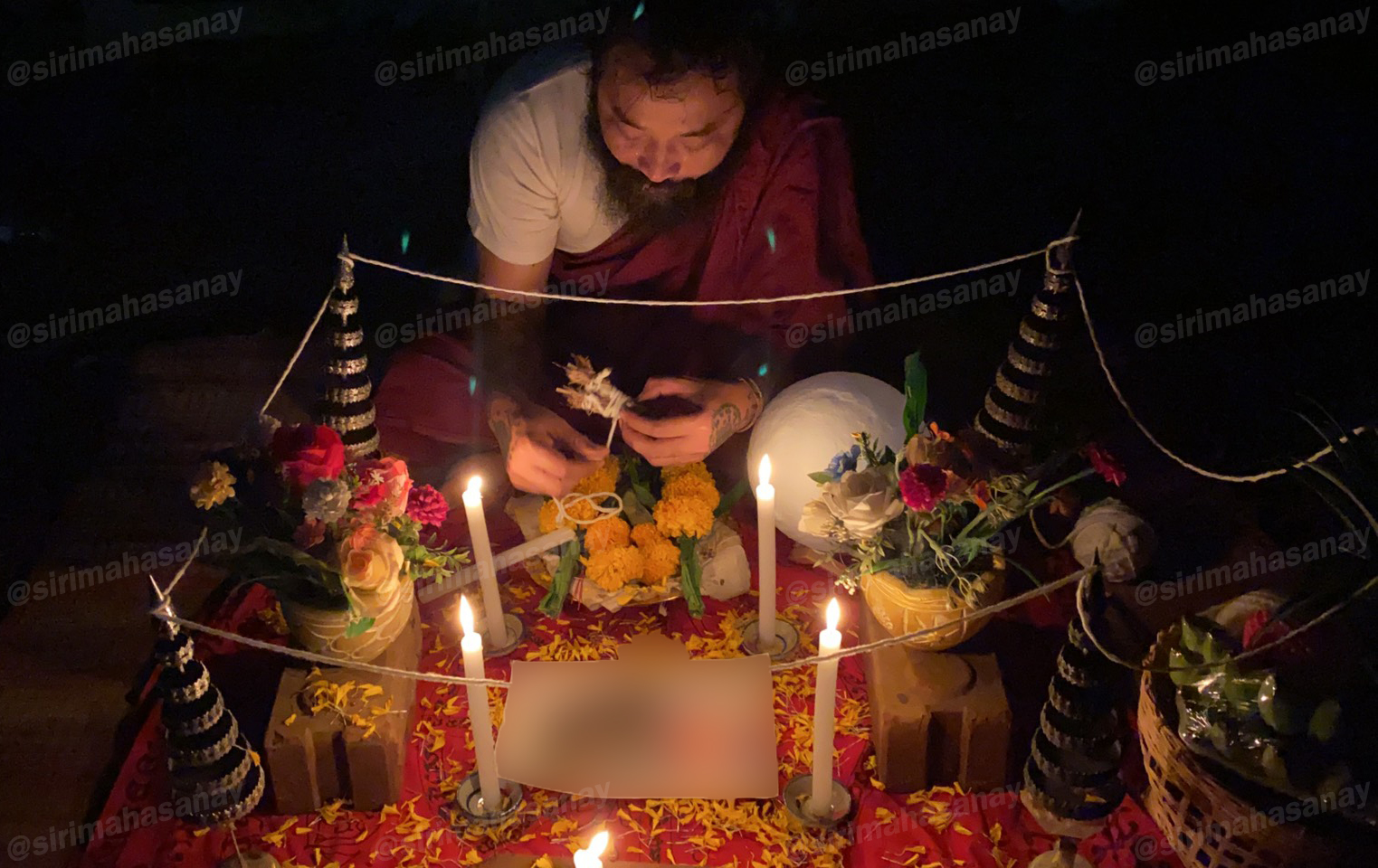 พิธีมนต์เสน่ห์จันทร์ อาจารย์เดี่ยว สุทธิกาโร สำนักสักยันต์เข็มเสน่ห์บูรพา