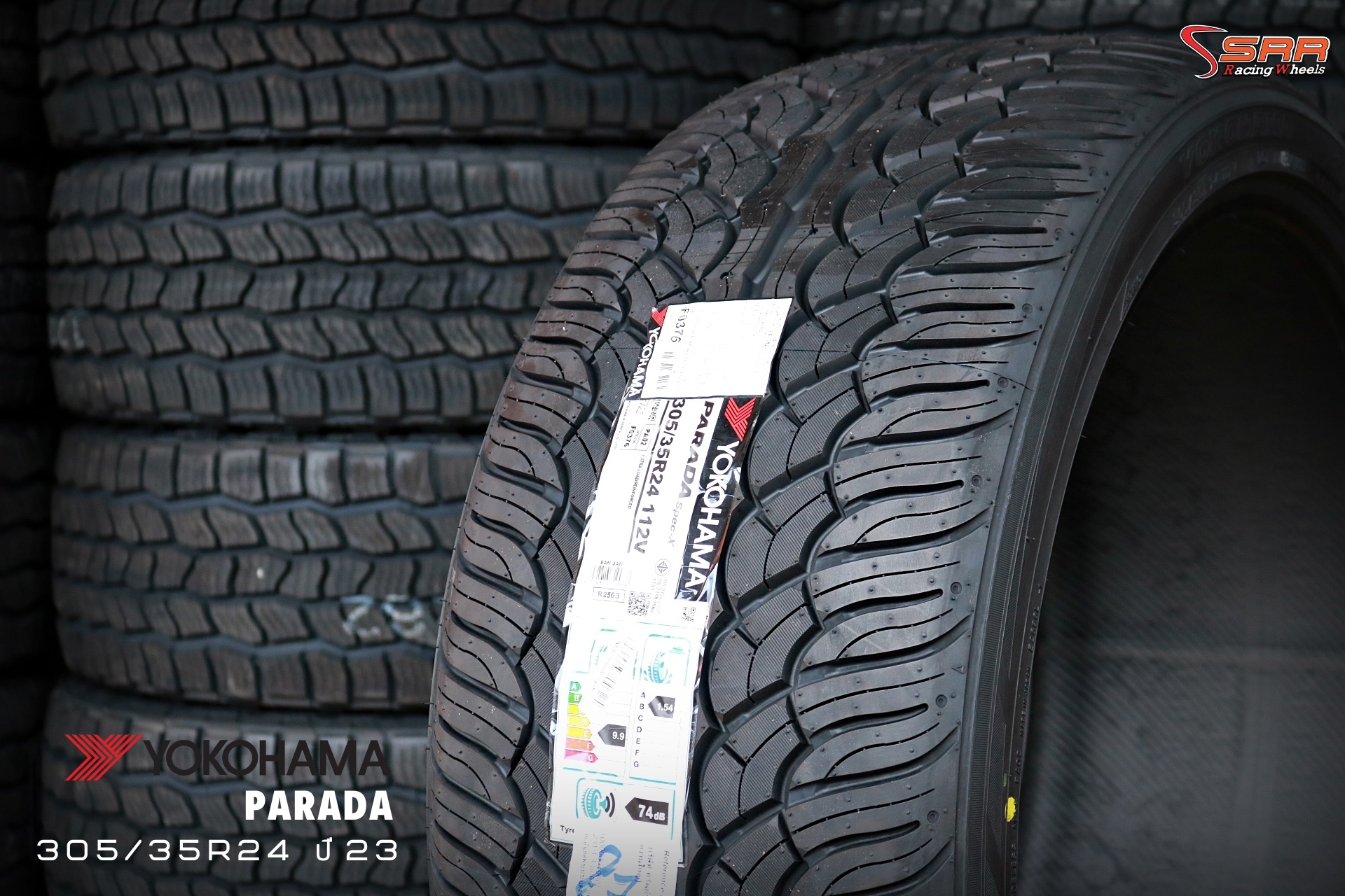 YOKOHAMA PARADA 305/35R24 ยางญี่ปุ่น ปี23 ราคาพิเศษ