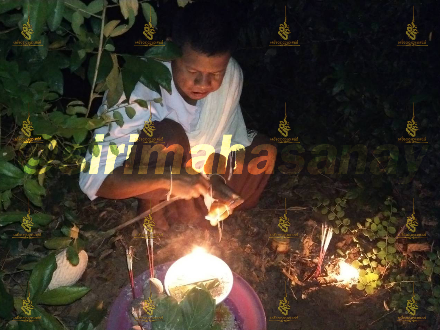 พิธีฝังหุ่นเรียกจิตสายเขมร (ทำให้รัก) อาจารย์เขมร พนมกุเลน