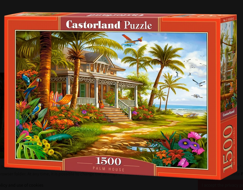 Castorland - Palm House by Bigelow 1500 pcs.