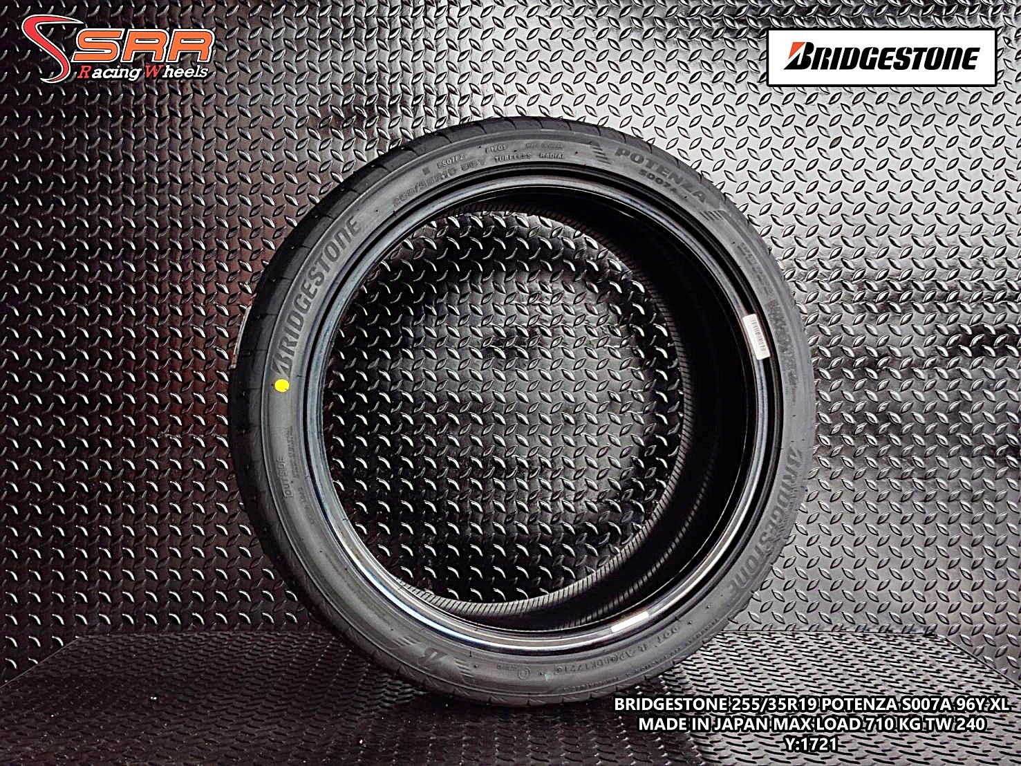 BRIDGESTONE POTENZA S007A 255/35R19 ยางใหม่ปี2021 ราคาพิเศษ