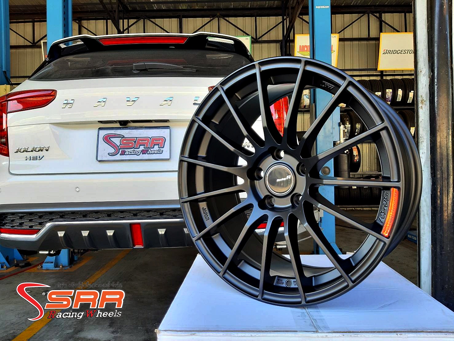 ENKEI RS05RR ล้อไทย ขอบ18 5H114.3 ET35 MATT BLACK