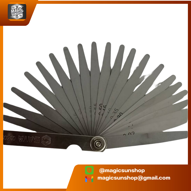 906354 SATA Feeler Gauge Thickness 0.02 - 1.00mm (23 pcs) 09405