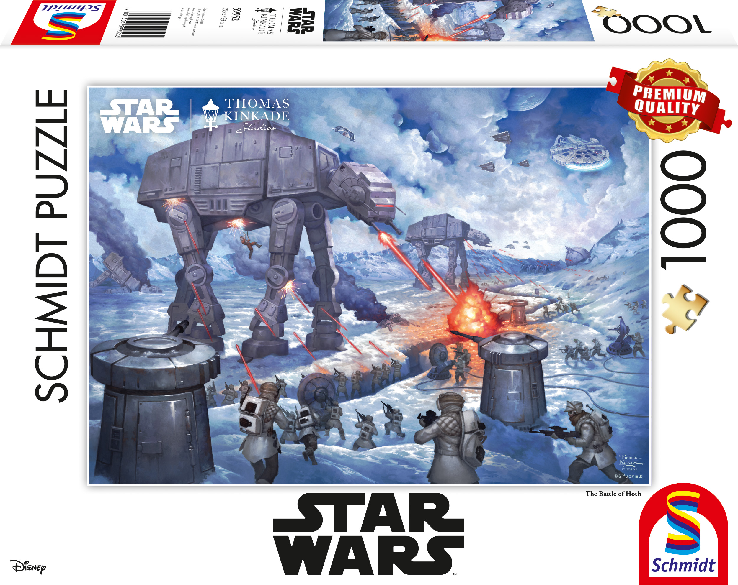 Schmidt - Star Wars : The Battle of Hoth by Thomas Kinkade 1000 pcs.