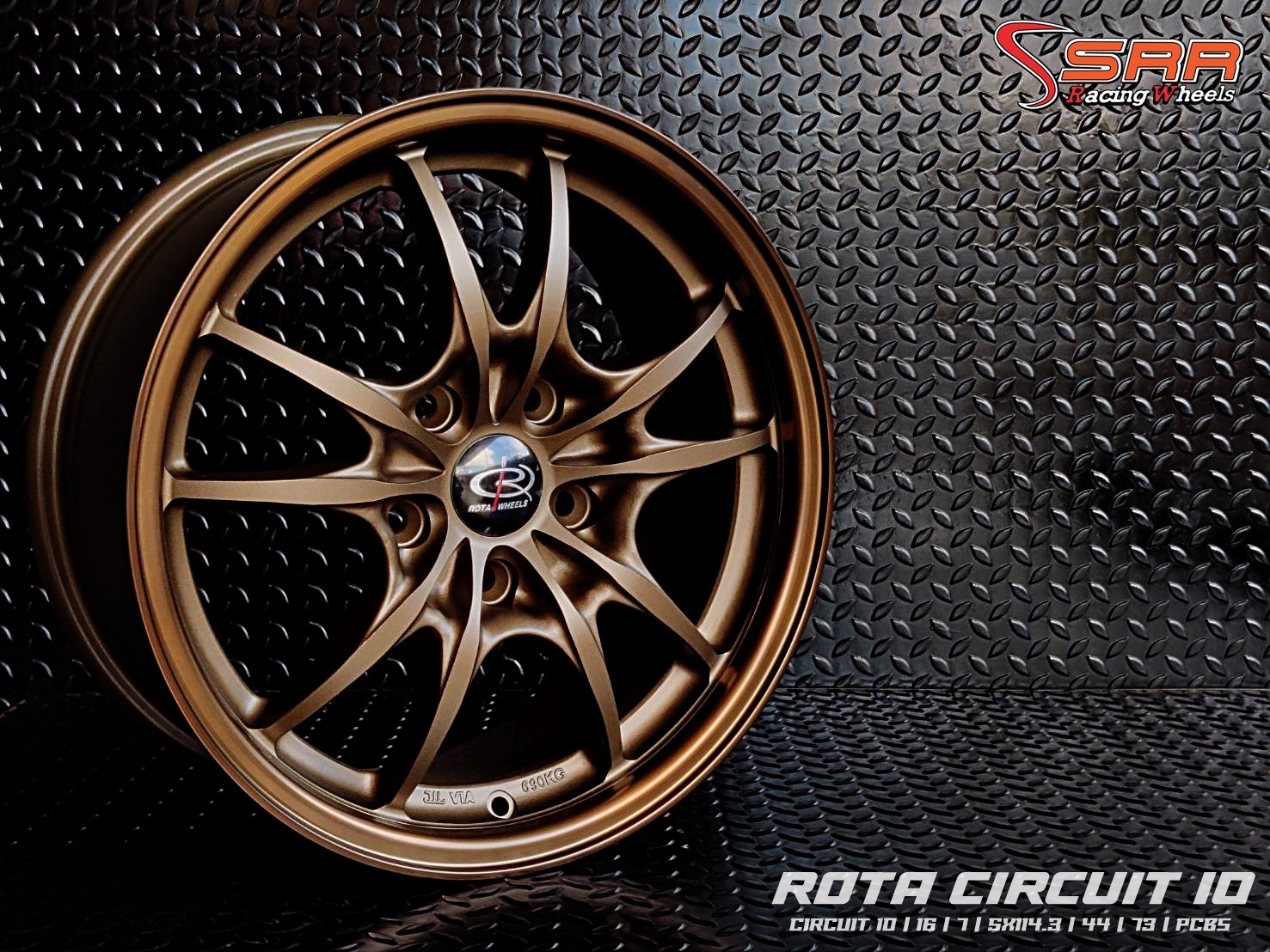 ROTA CIRCUIT 10 ขอบ16 5H114.3 ET44 PCBS ราคาพิเศษ