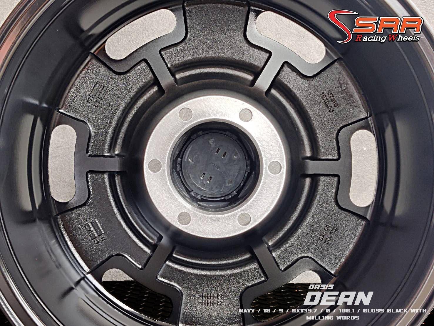 OASIS DEAN NAVY ขอบ18 6x139.7 ET0 Gloss Black ราคาพิเศษ