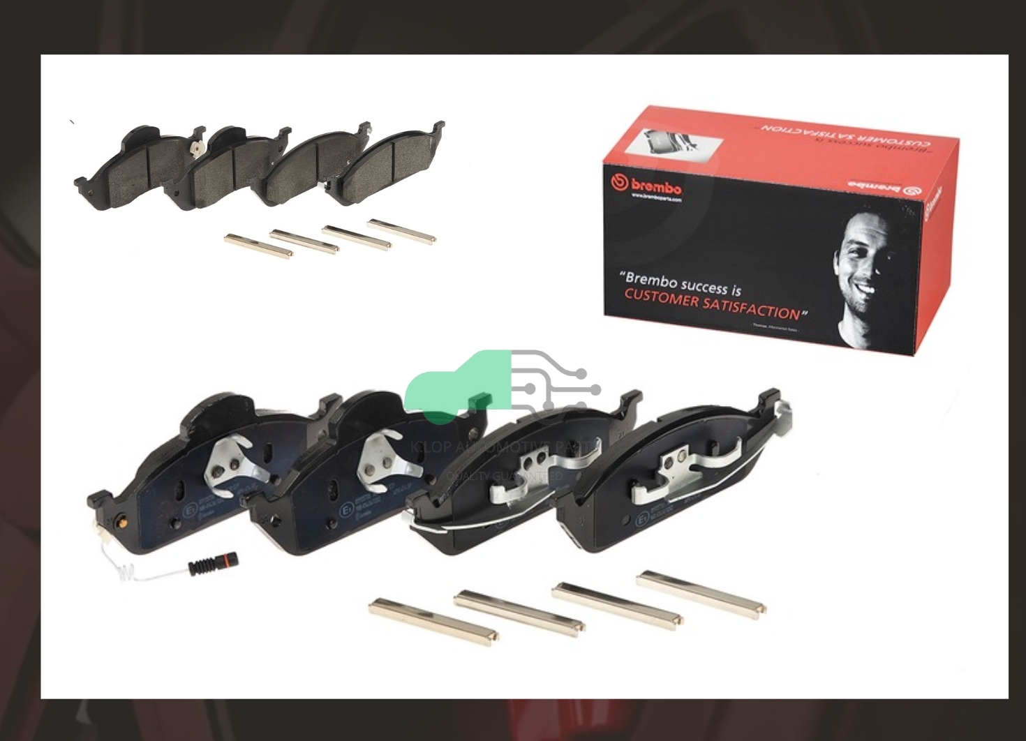 P50 039B ผ้าเบรกหน้า แท้ BREMBO รุ่น BLACK : BENZ M-Class W163 (ML230 ML270 ML320 ML350 ML430)