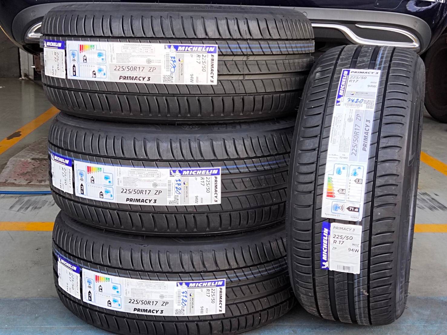 MICHELIN PRIMACY 3ZP MOE 225/50R17 ยางรันแฟลต ราคาพิเศษ