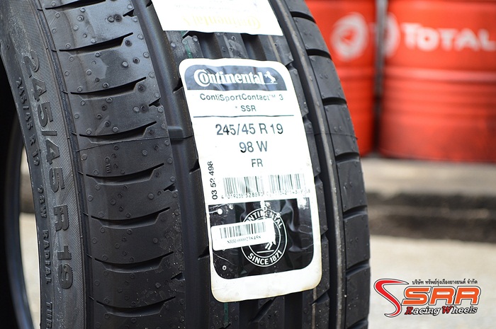 Continental Contact 3 SSR RUN FLAT 245/45R19 ลดราคาพิเศษ