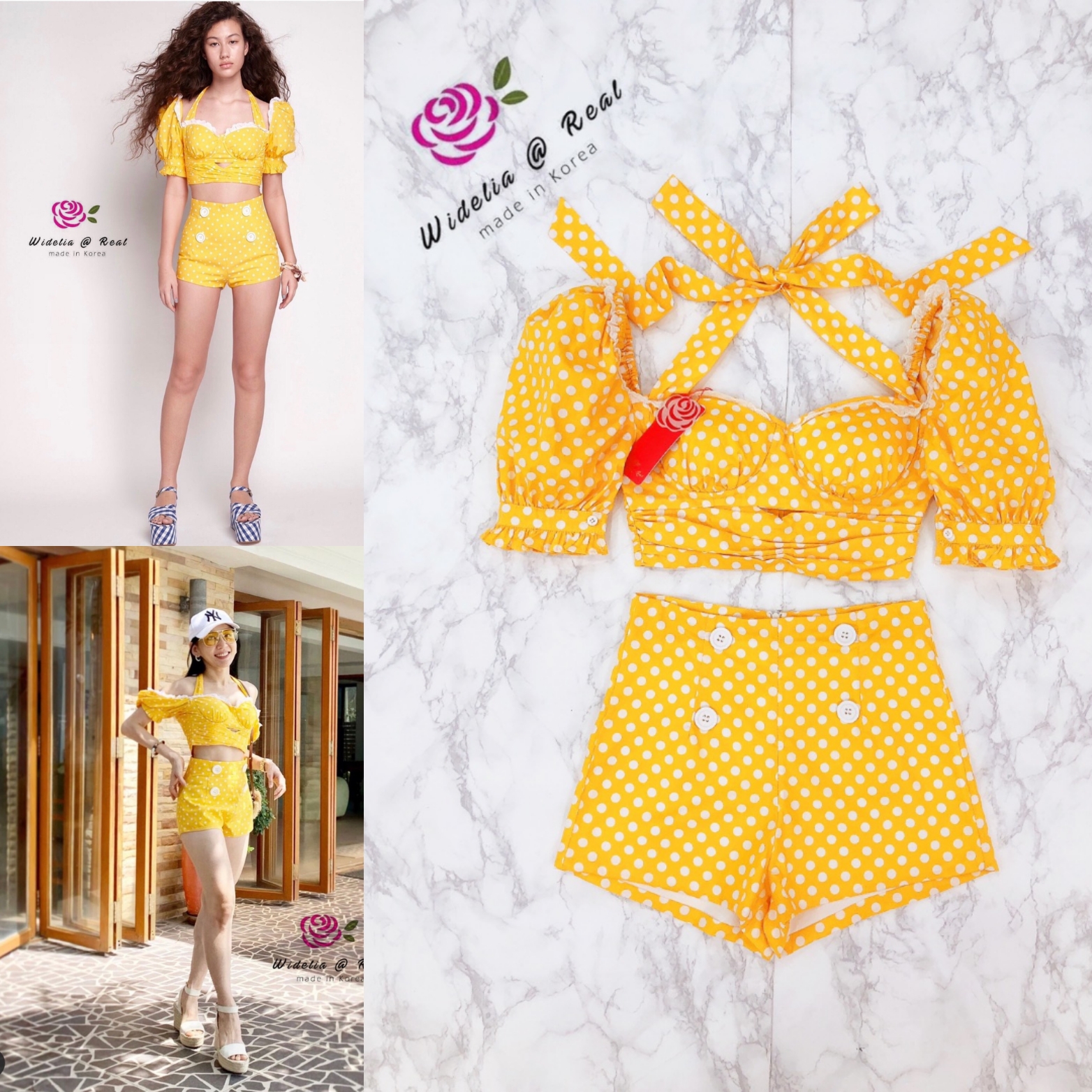 Landmee Set Top&Pant เซ็ทเสื้อกับกางเกงขาสั้นแสนสวย