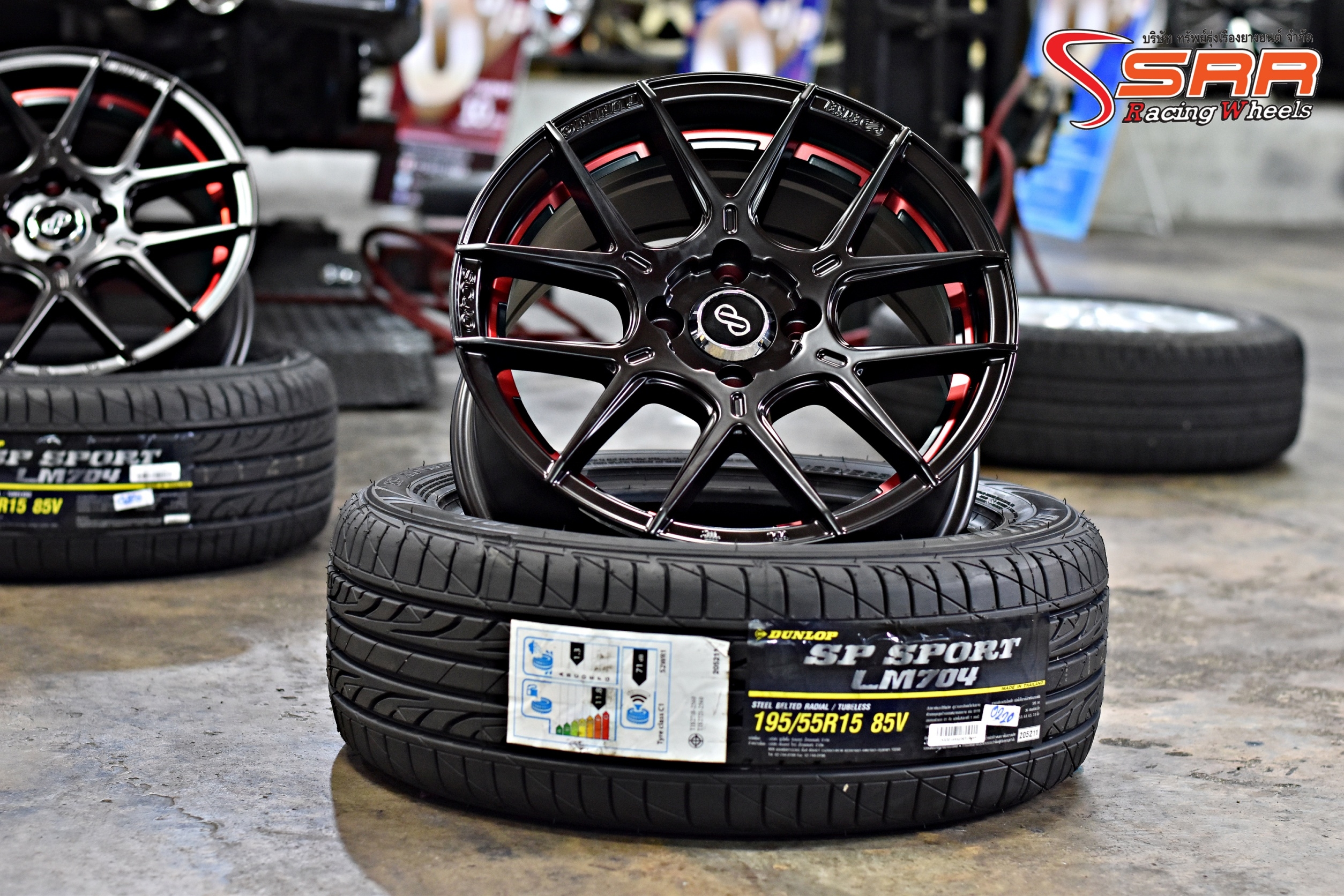 ENKEI SC40 ขอบ15 ET+35 4x100 DBK1UPR3