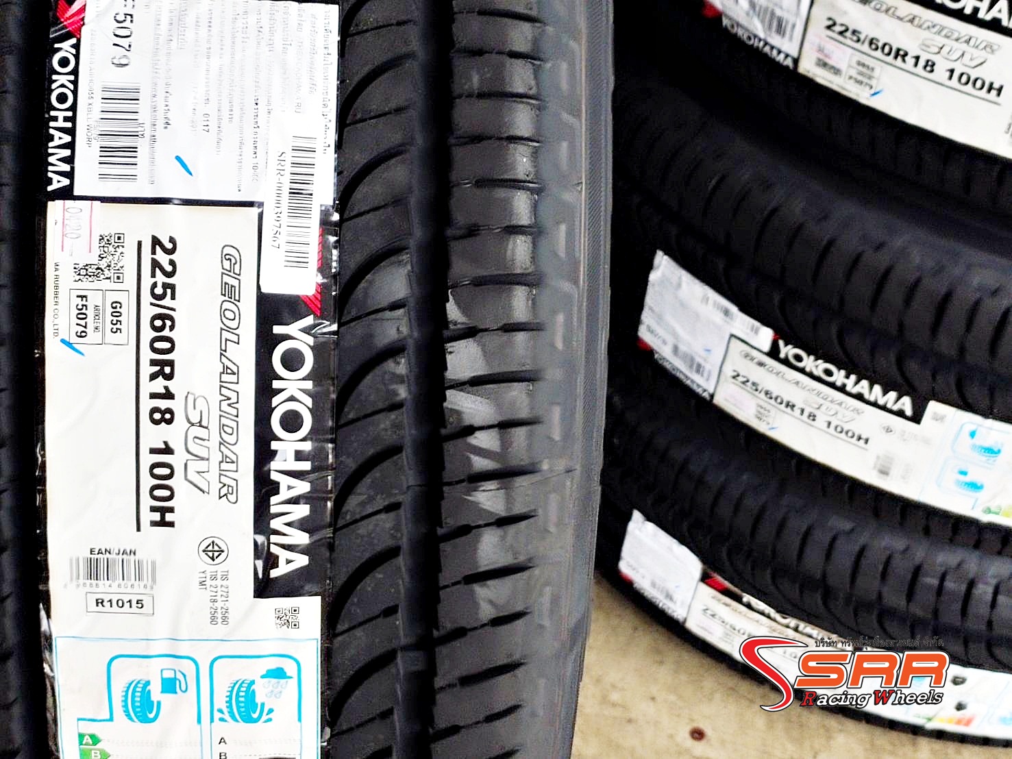YOKOHAMA GEOLANDAR SUV G055 225/60R18 ยางเข้าใหม่ ราคาพิเศษ