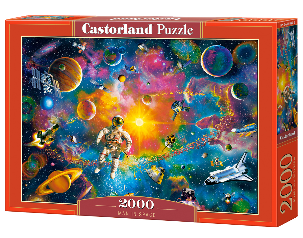 Castorland - Man in Space by Adrian Chesterman 2000 pcs.