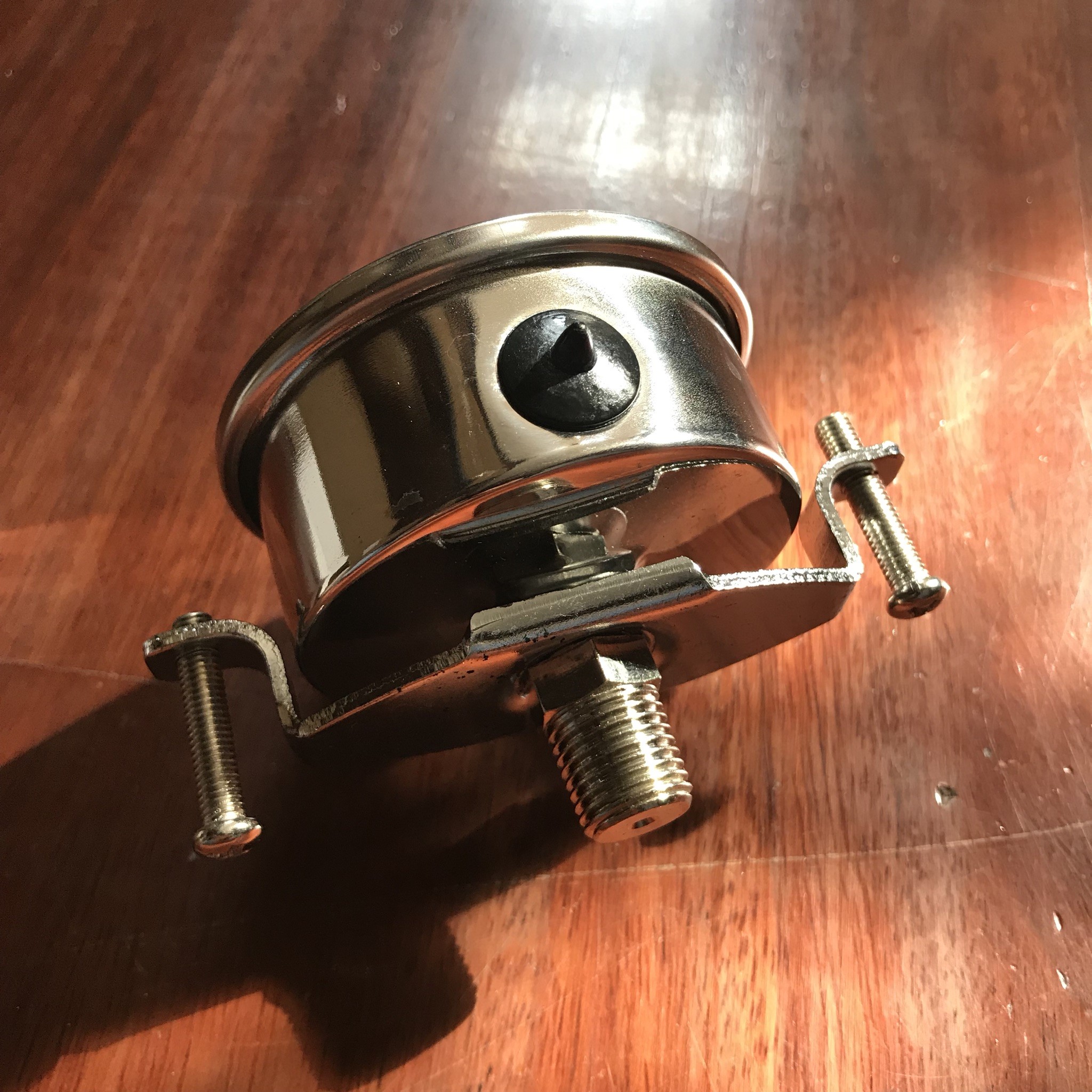 Pressure Gauge เกจ์วัดแรงดัน 0-80 PSI (5.5 bar) เกลียวยึดหลัง