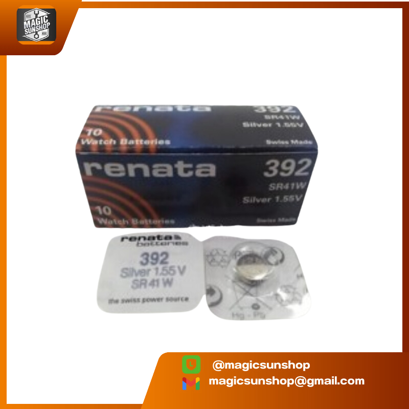 Renata Swiss renata 392/SR41SW button battery 392/SR41SW