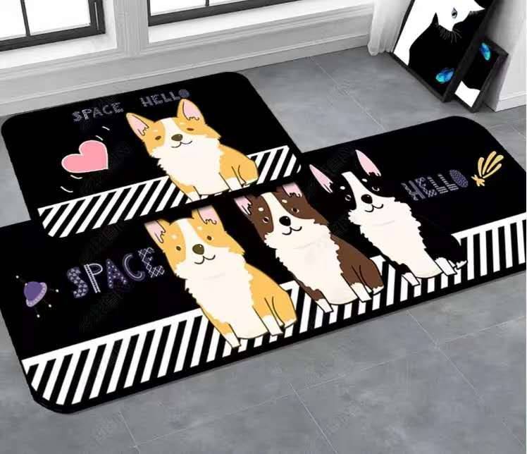 พรมเช็ดเท้าเซ็ตคู่ 2ชิ้น ราคาส่ง 10 คู่