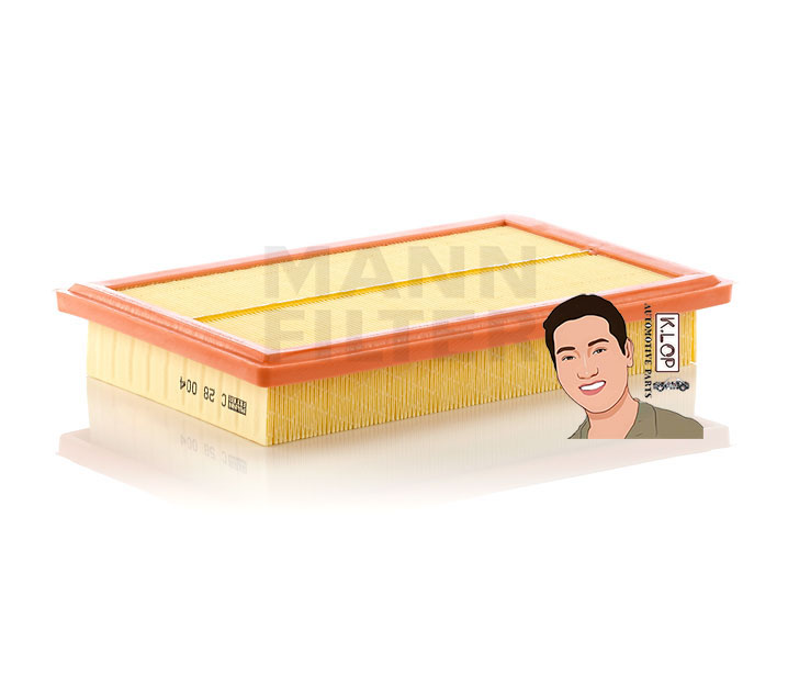 ไส้กรองอากาศ BENZ C180, C200, C250 (W205), E200 NGT (W212) / M274 : MANN-FILTER***งานพรีเมี่ยมแท้นำเข้ายุโรป (C28004)