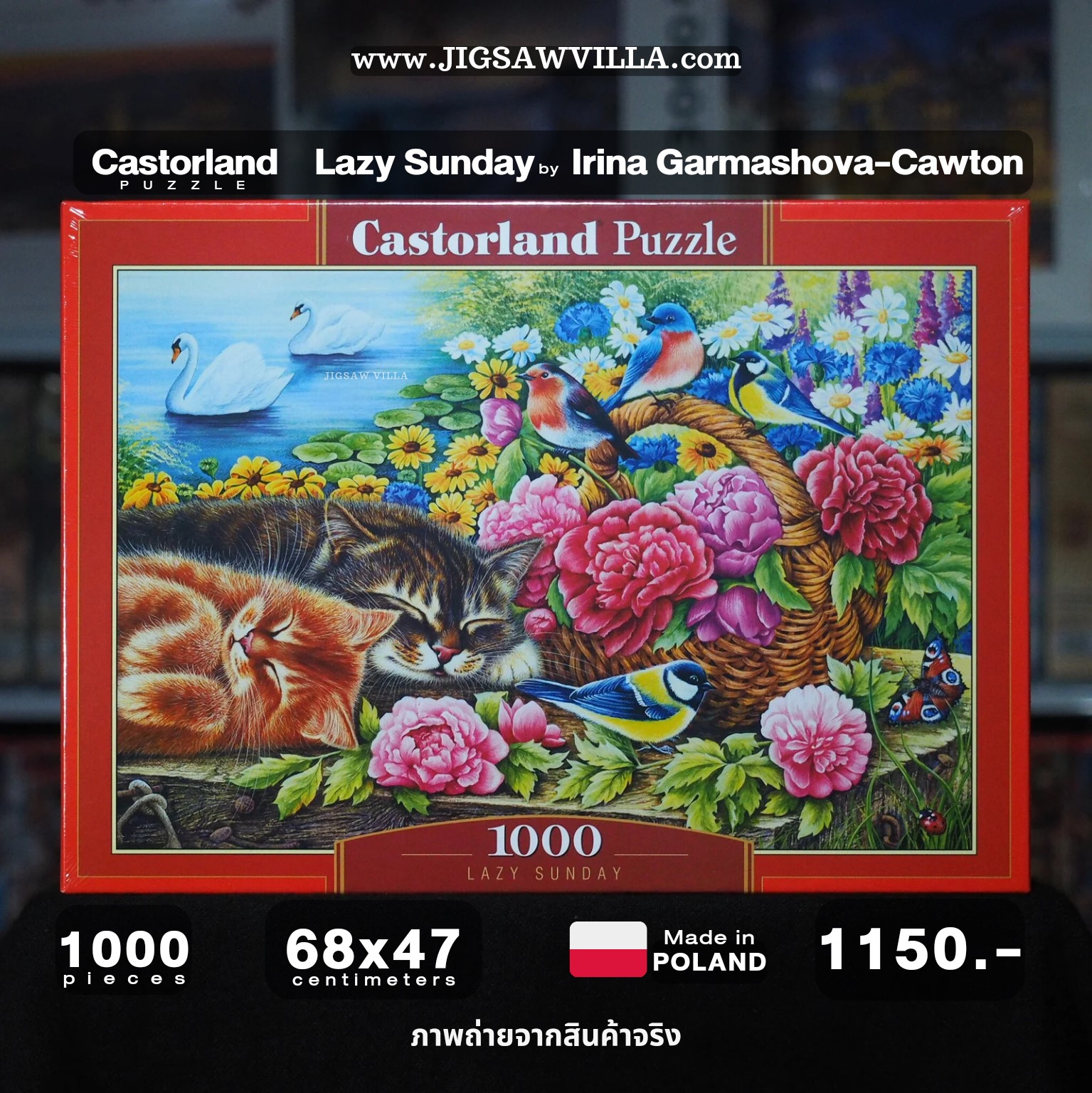 Castorland - Lazy Sunday by Irina Garmashova-Cawton 1000 pcs.