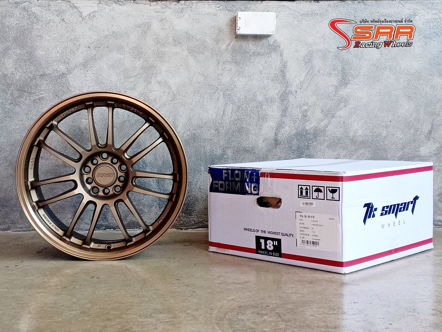 RE30 TKR-30 ขอบ18 ET+35 10H100/114.3 LP/BR2