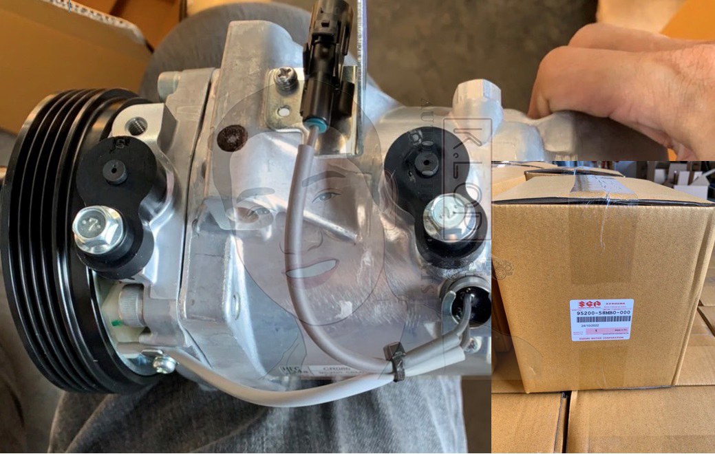 คอมแอร์แท้ SUZUKI SWIFT ปี2012- 1200cc.(รหัสคอมแอร์ CR08B 4PV 111MM. 12V.)