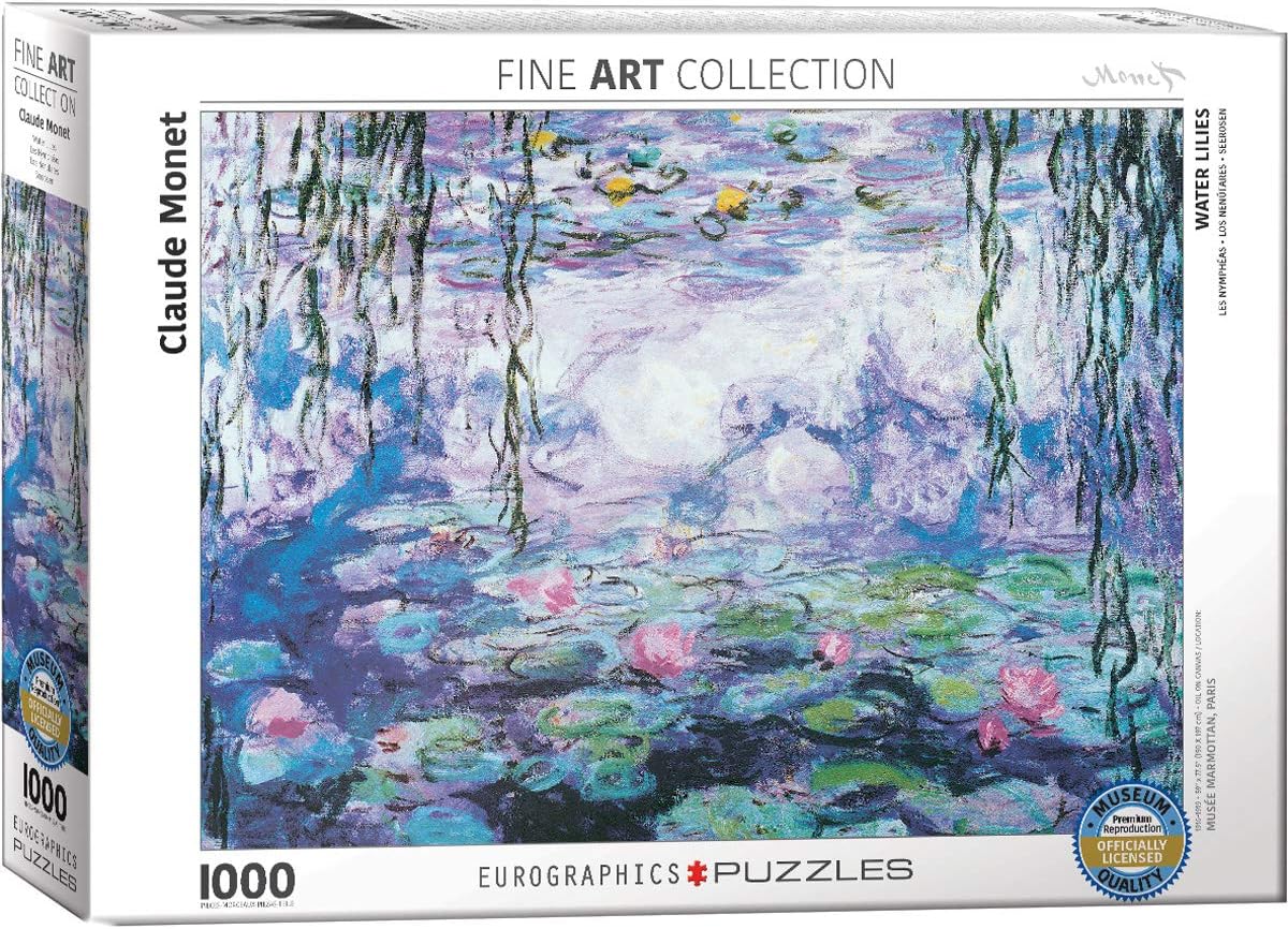 Eurographics - Water Lilies by Claude Monet (Non-Pattern) 1000 pcs.