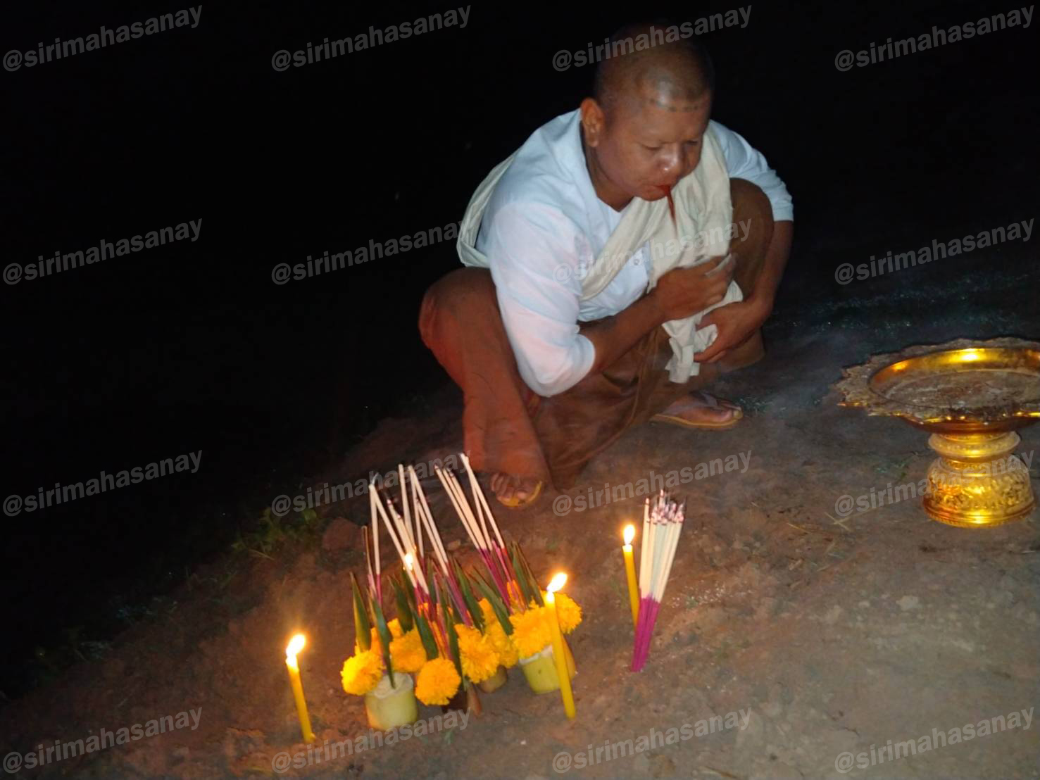 พิธีฝังหุ่นเรียกจิตสายเขมร (ทำให้รัก) อาจารย์เขมร พนมกุเลน