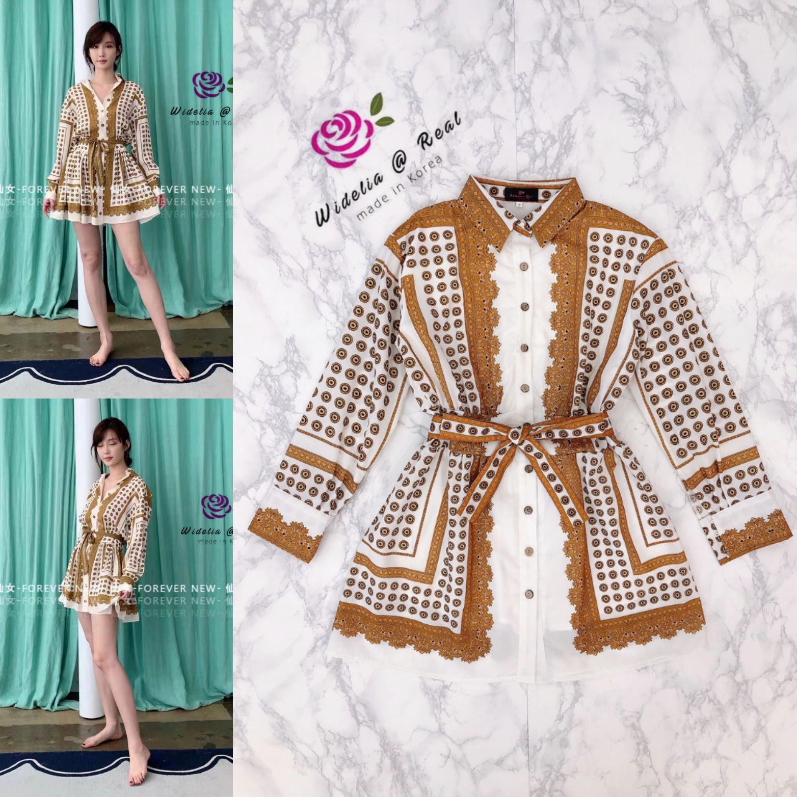 Zimmermann Mini Dress มินิเดรสตัวสั้นแขนยาวแสนสวย