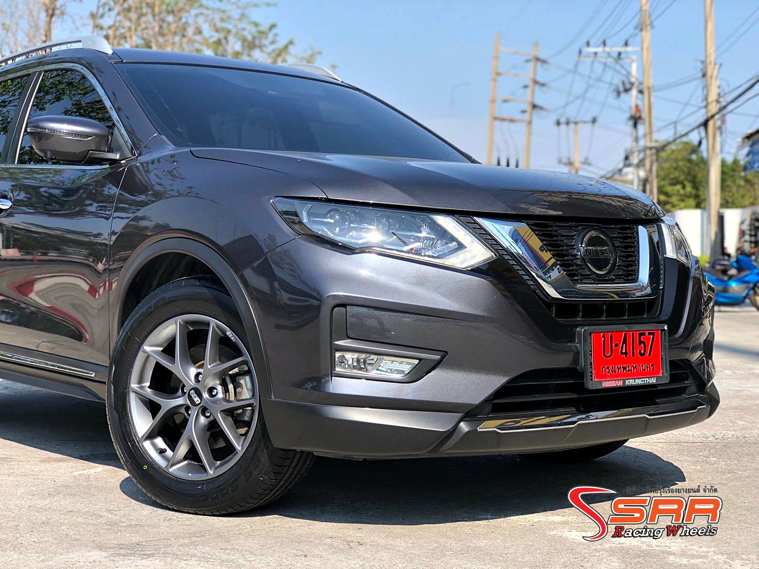 BBS SR017 ขอบ18 5H114.3 ET+40 HIMALAYA GERY ล้อแท้GERMANY ที่SRR