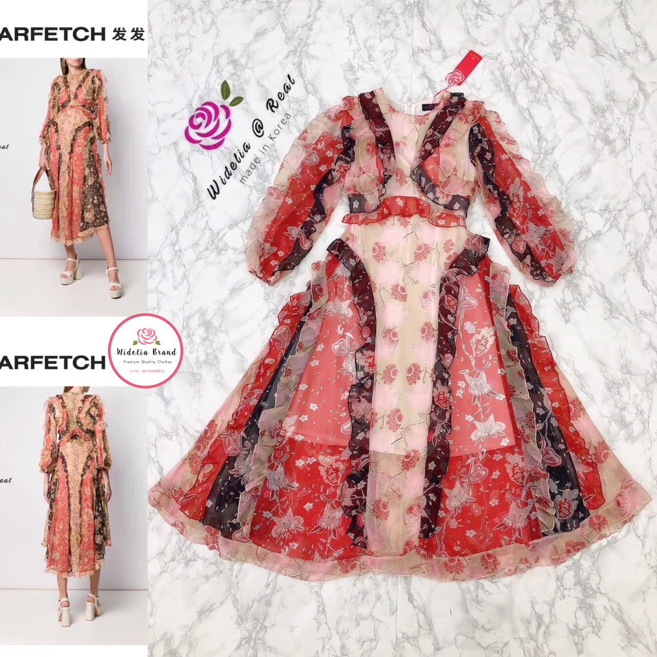 ZimMM Dress เดรสแขนยาวตัวยาวแสนสวย