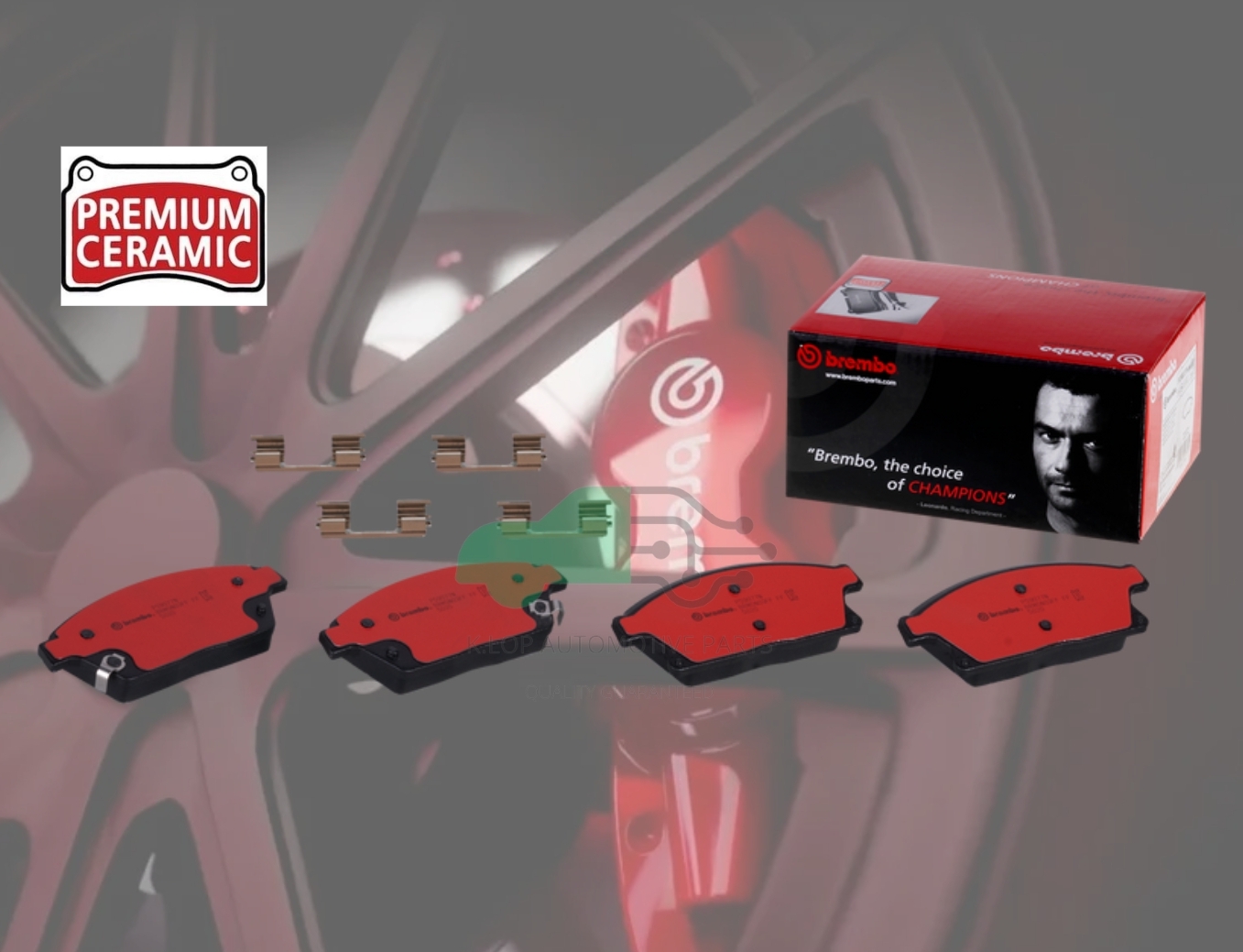 P59 077N ผ้าเบรกหน้า (แท้ BREMBO รุ่น Ceramic) Chevrolet CRUZE 2000cc. 10-18