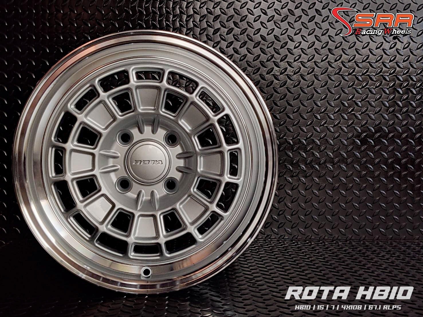 ROTA HB10 ขอบ15 4H108 ET40 RLPS สำหรับรถFORD EcoSport,Peugeot