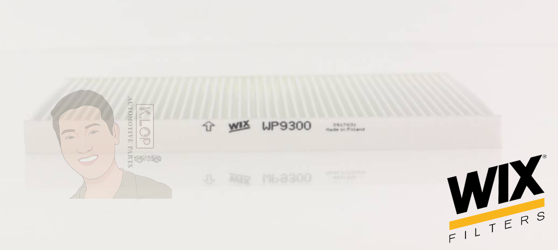 WP9300 กรองแอร์ WIX (Carnival D4HB 2.2CRDi, J3 2.9CRDi, Cerato, Sorento) เทคโนโลยีอเมริกา
