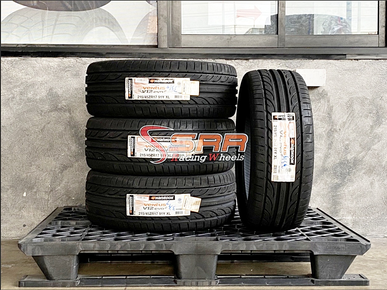 HANKOOK Ventus V12evo2 215/45ZR17 ยางใหม่ลดราคาพิเศษ