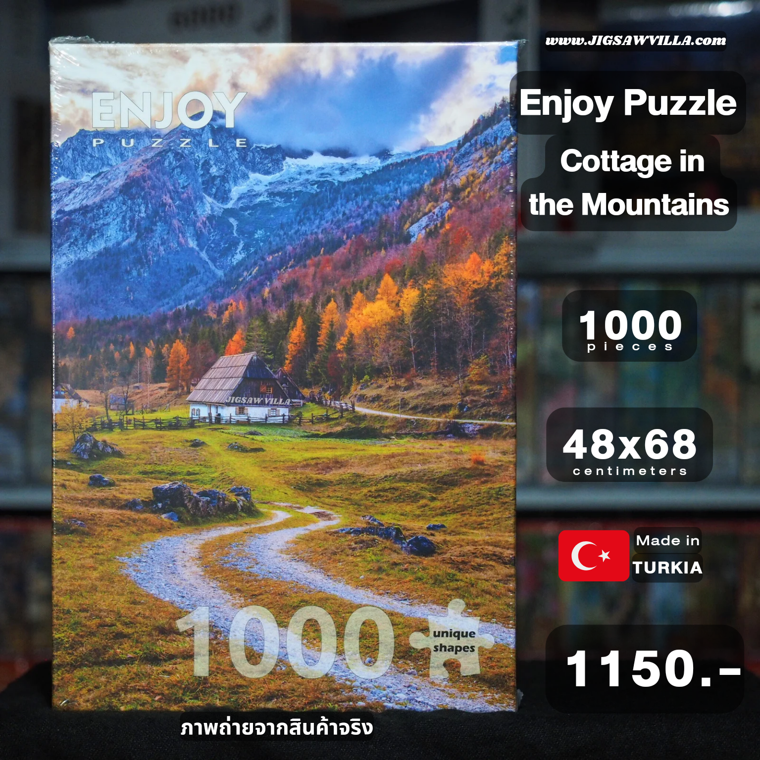 Enjoy Puzzle - Cottage in the Mountains 1000 pcs.