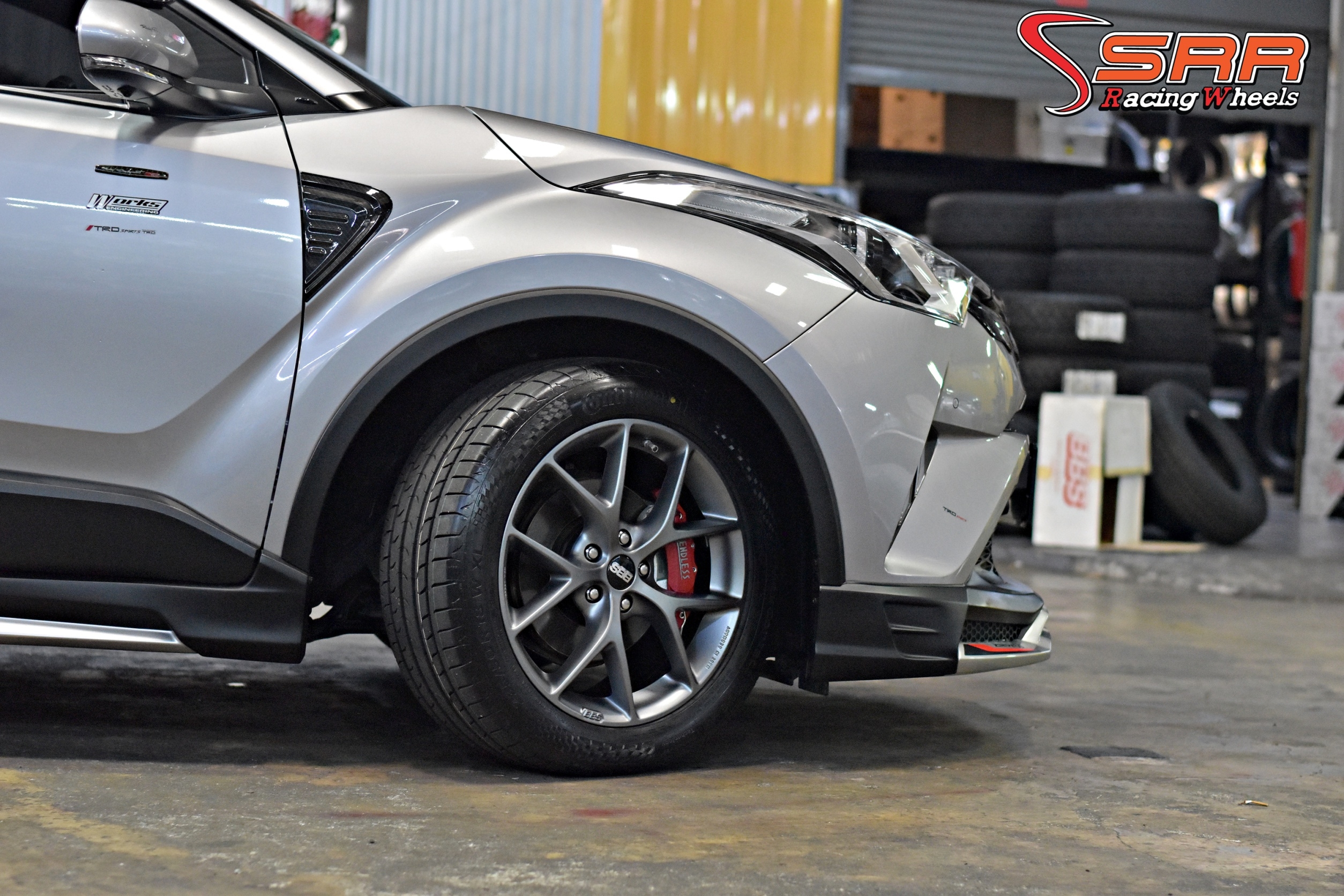 BBS SR017 ล้อแท้GERMANY ขอบ18 HIMALAYA GREY