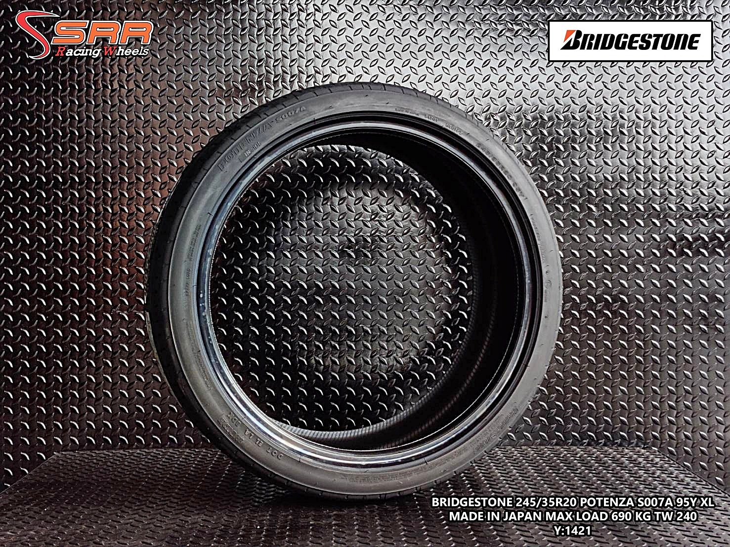 BRIDGESTONE POTENZA S007A 245/35R20 ยางใหม่ปี2021 ราคาพิเศษ