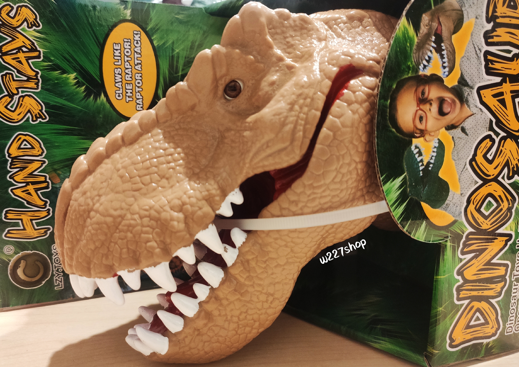 หัวไดโนเสาร์ สวมมือ ยางนิ่ม Hand stays (ปลีก-ส่ง)