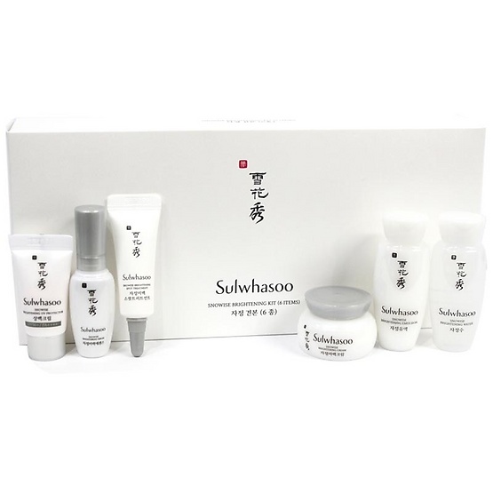 กิ๊ฟเซ็ต เพื่อผิวกระจ่างใส Sulwhasoo SNOWISE BRIGHTENING Kit 6 Items