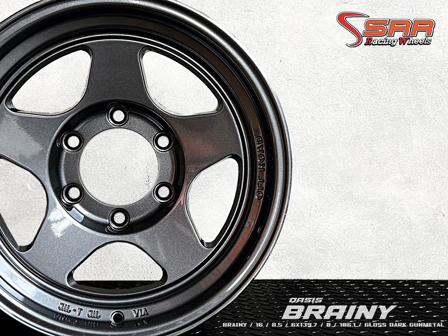 OASIS BRAINY ขอบ16 6x139.7 GLOSS DARK GUNMETAL ราคาพิเศษ