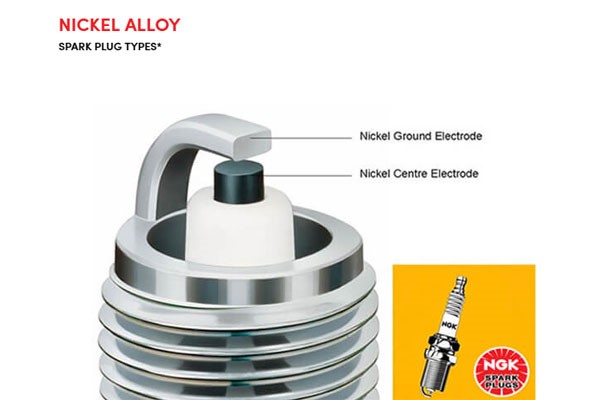 หัวเทียนขั้ว NICKEL เขี้ยวเดียว