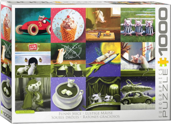 Eurographics - Funny Mice (Non-Pattern) 1000 pcs.