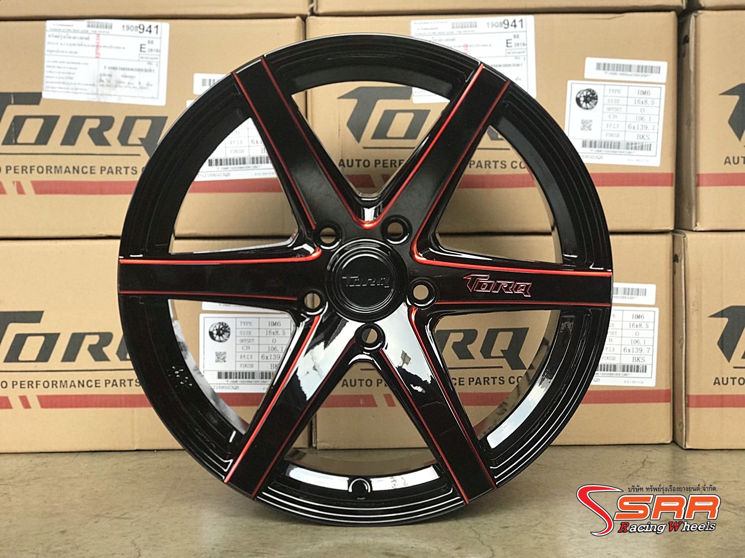 JAG TORQ ขอบ17 นิ้ว ET35 5x114.3 BKWR