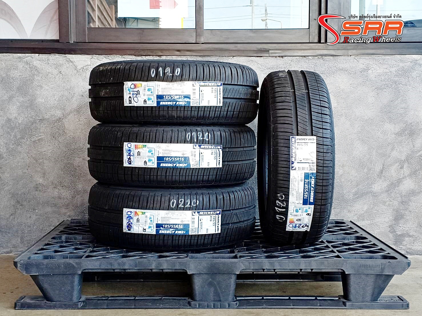 MICHELIN ENERGY XM2+ 185/55R16 ยางใหม่ปี20 ราคาพิเศษ