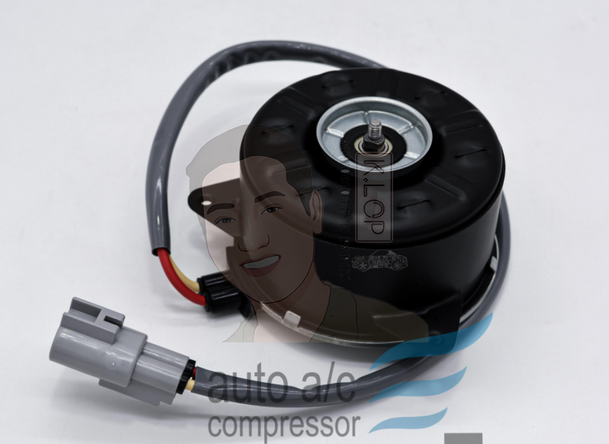 KLOP-T405-19A มอเตอร์พัดลมหม้อน้ำแท้ DENSO Toyota Picnic(ACM20/ACM21) 2003~,Toyotya Avensis(Altis) 2011~