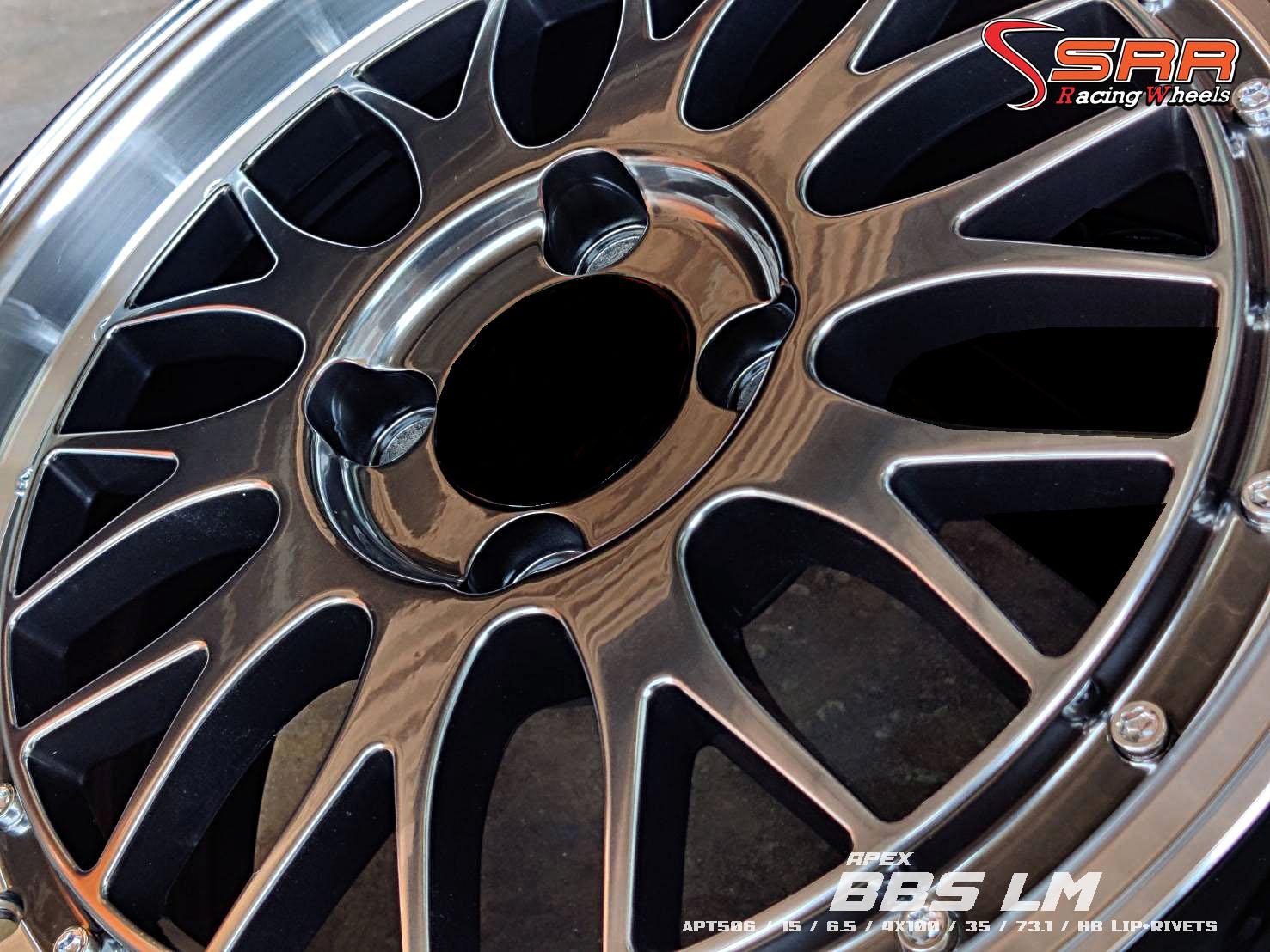 BBS LM ขอบ15 4x100 ET35 HB LIP+RIVETS